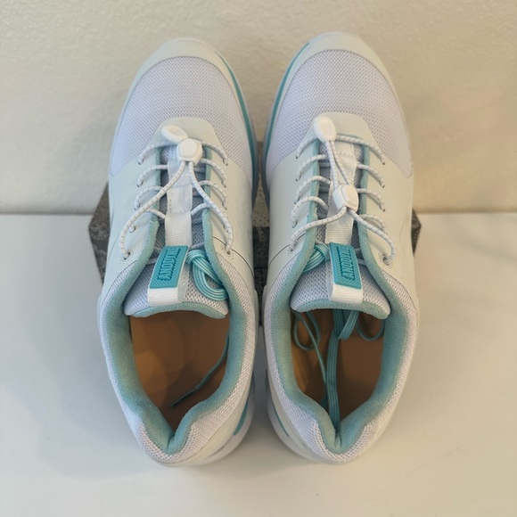 Anodyne No. 23 White with Aqua Shoes Sz 10W - Picture 4 of 8